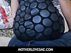 Snug titted chinese mature stepmom screwed off out of one's mind will not hear of stepson